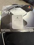 Sony Playstation New In Package PS1 Memory Card. Fixed Price $100.00.