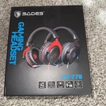 Sades CX-778 Red/black Wired Gaming Headset Over Ear Headphones With Mic. Fixed Price $7.00.