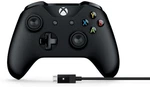 Microsoft 4N6-00001 Xbox Controller + Cable For Windows, Black. Fixed Price $79.93.
