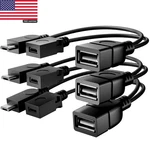 3-PACK Micro Usb Otg Cable 2-IN-1 Adapter With Power Passthrough For Fire Tv. Fixed Price $11.13.