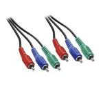 New Insignia NS-HZ508 6' 6FT Long Component Video Cable Black Gaming Jack. Fixed Price $6.60.