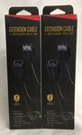 New Sealed 2 Hyperkin Extension Cables Classic Wii U 6 Foot. Fixed Price $21.99.