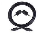Rca DV10RV Digital Optical Cable With Two 3.5-MM Adapters, 6 Ft., Black. Fixed Price $27.01.