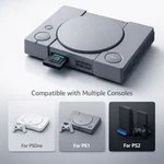 Playstation 1 One Memory Card Adapter Bitfunx Micro Sd New PS2. Fixed Price $44.99.