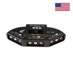 3 Way Ports Selector Video Game Av Rca Switch Box For Tv Dvd Nintendo Wii. Fixed Price $9.98.