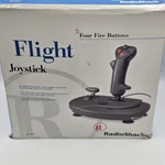 Radioshack Flight Joystick Four Fire Buttons Vintage Pc Game Controller W Box. Fixed Price $32.95.