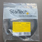 Startech USB3SEXT2MBK 6FT 3.0 Superspeed Extension Cable - M/f Black New. Fixed Price $9.89.
