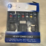 Onn. Hd A/v Combo Cable 9FT Component/rca For Xbox 360 PS2 PS3 Wii. Fixed Price $15.00.
