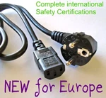 New European 3-PRONG 5FT Ac Power Cord For Computer/monitor/eu Pc Supply. Fixed Price $11.99.