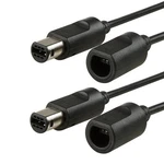 2X 6FT Controller Extension Cable For Wii Gamecube Gcn. Fixed Price $15.51.