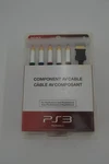 Sony PS3 Component Av Cable For PLAYSTATION3 And PLAYSTATION2 Gold Tips Nib. Fixed Price $89.99.