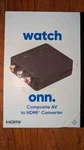 Onn Composite Av To Hdmi Adapter 1080P Quality (100008629) New Open Box. Fixed Price $11.00.