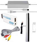 Ssioizz 4 In 1 Wii Replacement Cables Set - Sensor Bar + Av Cord Adapter. Fixed Price $33.74.
