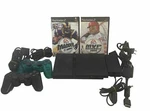 Sony PS2 Slim Console Bundle And Games. Fixed Price $135.00.