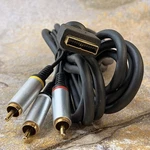 Official Oem Sony Playstation PS1 PS2 PS3 Gold Tip Rca Composite Av Cable. Fixed Price $28.95.