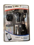 Two 8PCS Sets Car & Driver Accessory Kit For Iphone 4 - Case, Charger, Cables. Fixed Price $11.95.