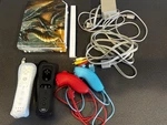 Nintendo Wii Console Custom Dragon Skin 2 Remotes Nunchuks Sensor Bar Cables. Fixed Price $80.00.