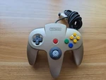 Official Nintendo N64 Gold Controller Limited Edition Authentic NUS-005 Oem. Fixed Price $33.98.