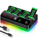 4 Pack 6200MWH Rechargeable Controller Battery For Series S/xbox One. Fixed Price $31.99.