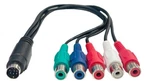 Component Ypbpr A/v Mini Din 8-PIN Video Input Output Adapter Cable. Fixed Price $8.85.
