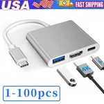 Type To Hdmi Hdtv Cable Adapter Converter For Usb-c Phone Tablet Lot. Fixed Price $474.83.