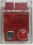 Nyko 32MB Memory Card For Sony Playstation 80599-F09 Clear Red Tracked Ship. Fixed Price $25.17.