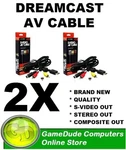 2X Retro-bit Av Cable Dreamcast (boxed) Model : RB-DC-0158 (812820010158) F03. Fixed Price $21.50.