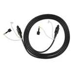 Rca DV10RV Digital Optical Cable With Two 3.5-MM Adapters, 6 Ft., Black. Fixed Price $15.38.