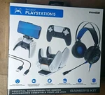 Dreamgear Gamer's Kit For Playstation 5 W/ Controller Cover, Dock, Cable. Fixed Price $23.00.