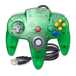 Kiwitata Classic N64 Usb Controller, Remote Wired Game Joystick Green. Fixed Price $31.74.