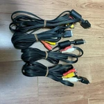 Lot Of 4 Av Video Audio Rca Composite Cable Cord For Sony Playstation PS1 PS2. Fixed Price $11.99.