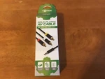 Gold Plated Av Cable For Xbox 360 By Tomee Feet Long. Fixed Price $5.99.