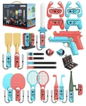Switch Sports Accessories Bundle - Hozkaii 22 In 1 Family Kit.... Fixed Price $34.99.