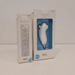 Wii Mote Controller Nunchuck Boxed White Pair Gc As Shown Genuine Oem Nintendo. Fixed Price $38.71.