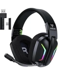 Weseary Wireless Gaming Headset For PS5, PS4, Pc, Laptop, Mac & Switch, Dual Low. Fixed Price $24.99.