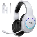 Aoc ACG2502 Wireless Gaming Headset Rgb Backlight Usb Boom Mic Over-ear White. Fixed Price $22.89.