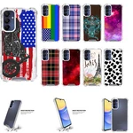 For Samsung A15 5G Crystal Clear Fiber SET12 Slim Shock Combat Case. Fixed Price $11.99.
