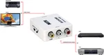 Qvs 3 Rca Composite Video Cvbs L/r Audio Av To Hdmi Converter Adapter Upscaler. Fixed Price $34.00.