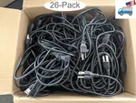 Lot 26PCS: Used Computer/monitor/printer 3PRONG Cables Safety Ac Power Cords. Fixed Price $47.99.