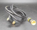 Monster SV1 Video Coaxial Cable 3 Ft - Black W/ Gold Right Angle. Fixed Price $12.99.
