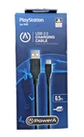 Powera Usb 2.0 Charging Cable For Playstation 4 Black 6.5FT New!. Fixed Price $14.99.