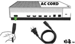Microsoft Xbox One Go Ac Power Wall Adapter Cable Cord X-box Plug-in E115330. Fixed Price $10.99.