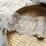 Craft Lace Ribbon, Wedding Dress Applique, 3.3INCH Wide 5YDS, Beige. Fixed Price $25.96.