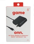 Onn Ac Power Adapter For Nintendo Switch & Lite 6FT Cable New Open Box. Fixed Price $15.00.