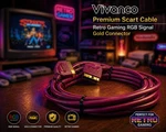Premium Scart Cable Rare 10M Strong Rgb Signal Retro Gaming - Gold Connector. Fixed Price $1199.00.