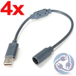 4X Usb Breakaway Cable For Wired Xbox 360 Pc Controller Guitar Hero Rock Band. Fixed Price $16.79.