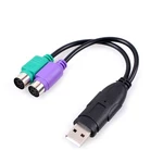 Ucec PS/2 To Usb Adapter Converter For PS2 Keyboard Mouse, Black. Fixed Price $15.99.