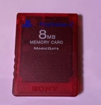 Sony Playstation PS2 Memory Card 8MB - Red Magicgate. Fixed Price $7.99.