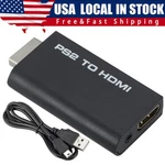 PS2 Hdmi Video Converter Adapter With 3.5MM Audio Output For Hdtv Monitor Us. Fixed Price $5.59.