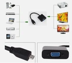 Hdmi Vga Female Video Converter Adapter Cable Pc Monitor Projector New. Fixed Price $7.95.